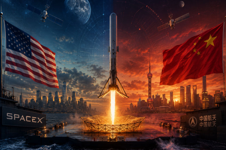  سباق الصواريخ – هل يقترب الفضاء من أن يصبح ساحة الحسم بين الصين والولايات المتحدة؟ 